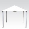 Hurricane Alize 3.4m Square Aluminum Pavilion Umbrella-1 - Hurricane Alize 3.4m Square Aluminum Pavilion Umbrella-1
