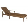 Woodard Et Cetera Padded Adjustable Chaise Lounge - Angled