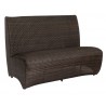 Woodard Et Cetera Banquette in Coffee