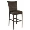 Woodard Et Cetera Padded Seat Bar Stool without Arms in Coffee Weave - Woodard Et Cetera Padded Seat Bar Stool without Arms in Coffee Weave