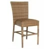Woodard Et Cetera Padded Seat Counter Stool without Arms in Mocha - Woodard Et Cetera Padded Seat Counter Stool without Arms in Mocha