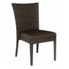Woodard Et Cetera Padded Seat Dining Side Chair in Coffee - Woodard Et Cetera Padded Seat Dining Side Chair in Coffee