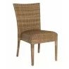 Woodard Et Cetera Padded Seat Dining Side Chair in Mocha - Woodard Et Cetera Padded Seat Dining Side Chair in Mocha