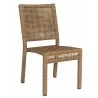 Woodard Et Cetera Miami Dining Side Chair - Stackable in Mocha - Woodard Et Cetera Miami Dining Side Chair - Stackable in Mocha