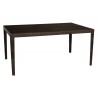 Woodard Et Cetera Miami 39" x 63" Rectangular Dining Table in Coffee