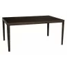 Woodard Et Cetera Miami 39" x 63" Rectangular Dining Table in Coffee - Woodard Et Cetera Miami 39" x 63" Rectangular Dining Table in Coffee