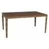 Woodard Et Cetera Miami 39" x 63" Rectangular Dining Table in Mocha - Woodard Et Cetera Miami 39" x 63" Rectangular Dining Table in Mocha
