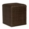 Woodard Saddleback Reticulated Cube in Coffee - Woodard Saddleback Reticulated Cube in Coffee