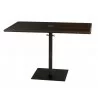 Woodard Et Cetera Rectangular Umbrella Table With Weighted Base - Angled - Woodard Et Cetera Rectangular Umbrella Table With Weighted Base - Angled
