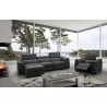 J&M Furniture Allegra Slate Gray Leather Power Reclining Sectional  - J&M Furniture Allegra Slate Gray Leather Power Reclining Sectional 