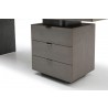 Alma Desk in Gray-storage