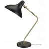 Stickman Table Lamp In Matte Black Aluminum Shade  - Side View