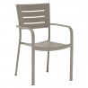 H&D Seating 7036A All Aluminum Stacking Patio Dining Chair