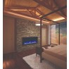 50″ Wide – Deep Indoor Or Outdoor Electric Built-in Only With Black Steel Surround - Lifestyle