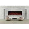 72″ Wide – Deep Indoor Or Outdoor Electric Built-in Only With Black Steel Surround - Lifestyle 