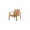 Cane-Line Amaze Lounge Chair, Stackable Side