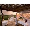 Azzurro Living Amelia Hanging Chair With Polar Cushion - Lifestyle 3
