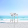 Azzurro Living Amelia Bar Stool With Polar Cushion - Lifestyle 2