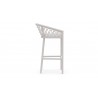 Azzurro Living Amelia Bar Stool With Polar Cushion - Side