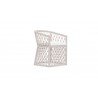 Azzurro Living Amelia Dining Chair With Polar Cushion - Angled