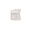 Azzurro Living Amelia Dining Chair With Polar Cushion - Back Angled