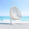 Azzurro Living Amelia Hanging Chair With Polar Cushion - Lifestyle 2