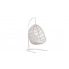 Azzurro Living Amelia Hanging Chair With Polar Cushion - Angled