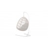 Azzurro Living Amelia Hanging Chair With Polar Cushion - Back Angled