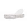 Azzurro Living Amelia Lounge Chair With Polar Cushion - Angled
