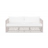 Azzurro Living Amelia 3 Seat Sofa With Polar Cushion - Front