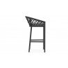 Azzurro Living Amelia Bar Stool With Moon Cushion - Side