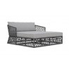 Azzurro Living Amelia Day Bed With Moon Cushion - Angled