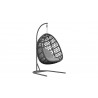 Azzurro Living Amelia Hanging Chair With Moon Cushion - Angled