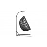 Azzurro Living Amelia Hanging Chair With Moon Cushion - Side