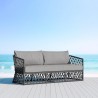 Azzurro Living Amelia 3 Seat Sofa With Polar Moon - Lifestyle