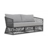 Azzurro Living Amelia 3 Seat Sofa With Polar Moon - Angled