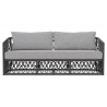 Azzurro Living Amelia 3 Seat Sofa With Polar Moon - Front