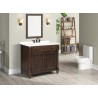 Crawford and Burke Almada 37" Dark Brown Single Bathroom Vanity, Lifestyle