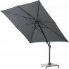 Amour Cantilever Outdoor 10ft Umbrella in Smoke Grey - Amour Cantilever Outdoor 10ft Umbrella in Smoke Grey