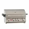 Bull BBQ 30" Angus Drop In Grill w/light LP/NG - 4 Burner - Front and Angled  - Bull BBQ 30" Angus Drop In Grill w/light LP/NG - 4 Burner - Front and Angled 