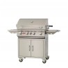 Bull BBQ Angus Complete Cart - Angled and Closed