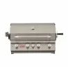 Bull BBQ 30" Angus Drop In Grill w/light LP/NG - 4 Burner - Front and Closed  - Bull BBQ 30" Angus Drop In Grill w/light LP/NG - 4 Burner - Front and Closed 