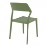 Compamia Snow Dining Chair Olive Green- Set of 2, Back Side Angle