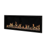Modern Flames Orion Slim 52" Single-Sided HELIOVISION Virtual Electric Fireplace - OR52-SLIM - Front Side Angle - Modern Flames Orion Slim 52" Single-Sided HELIOVISION Virtual Electric Fireplace - OR52-SLIM - Front Side Angle