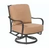 Woodard Apollo Swivel Rocker Lounge Chair - Angled - Woodard Apollo Swivel Rocker Lounge Chair - Angled