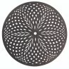 Woodard Apollo Round Umbrella Dining Table- Tabletop View - Woodard Apollo Round Umbrella Dining Table- Tabletop View