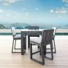 Redondo Barstool in Cast Silver, No Welt - Lifestyle - Redondo Barstool in Cast Silver, No Welt - Lifestyle