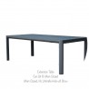 Bellini Home And Garden Annabel Dining Table - Angled with Details