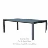 Bellini Home And Garden Annabel Dining Table - Angled with Details - Bellini Home And Garden Annabel Dining Table - Angled with Details