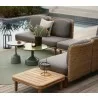 Cane-Line Arch Coffee Table W/Teak Table Top - Cane-Line Arch Coffee Table W/Teak Table Top